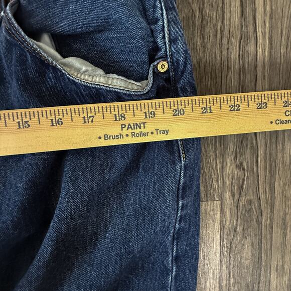 Levi’s 501 Straight Fit Jeans Blue Denim Button Fly 40x34 Made in Mexico - Picture 10 of 10